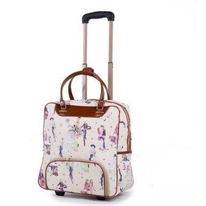 Vrouwen Koffer Koffer, Waterdichte Cabine Oxford Doek, Trolley Auto, Hand Bagage, Trailer Doos, universele Wiel Trolley Case