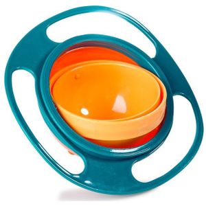 Babyvoeding Gerechten Speelgoed Baby Gyro Bowl Universal 360 Roteren Gyro Kom Praktische Voeden Lepel Kind Servies Voedsel Kom