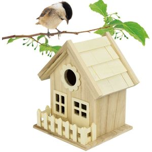 Decoratieve Vogelhuisje Opknoping Stand Display Huis Balkon Decor Plaatsen Nest Papegaai Vogelkooien Levert