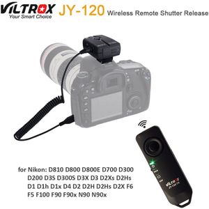 Viltrox JY-120 Draadloze Camera Ontspanknop Afstandsbediening voor Nikon D810 D800 D700 D300 D200 D5 D4 D4X D3S D3 d2 D1 DSLR