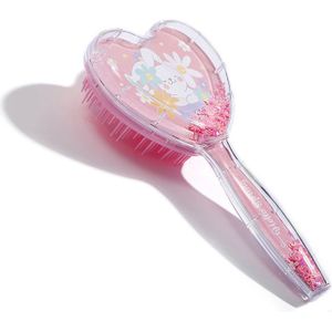 Konijn Patroon Cartoon Pailletten Kam Hart Vormige Massage Kinderen Kam Meisje Kam Lang Haar Anti-Knoop Kam Haar Borstel