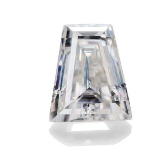 6X5X3mm Trapezium Cut Moissanite D VVS1 White Moissanite Leverancier Edelstenen Diamant Gratis Carving