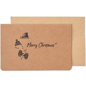 MAP Publishing Happy New Year - 1 design - nieuwjaarskaart met envelop set van 8 • Blauw • de