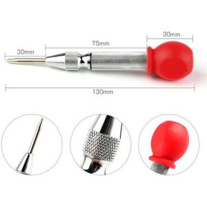 Fixmee 1Pcs 5 Inch Hoge Snelheid Staal Center Punch Stator Ponsen Automatische Center Pin Punch Spring Loaded Markering boren Tool