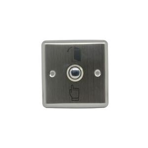 (10 stks) Deur toegangscontrole knop GEEN signaal automatisch restroration aluminium schakelaar 86 standaard Deur schakelaar