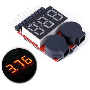 Model Vliegtuig lithium batterij Power LED display hoge decibel voltage elektrische Digitale display BB ring low voltage buzzer alarm