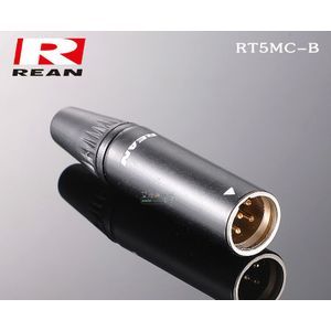 1Pcs Neutrik &#39;S Rean Mini Xlr Vrouwelijke RT4FC-B Vier-Pin Plug Draadloze Bodypack Hoofdtelefoon Hoofd Audio Speaker Hifi