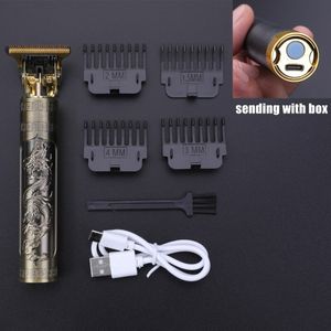 T9 Tondeuse Usb Professionele Draak Elektrische Tondeuse Cordless Scheerapparaat Baard Trimmer 0Mm Mannen Kapper Haar Snijmachine