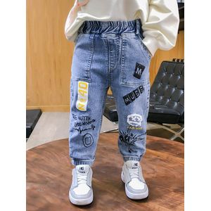 Baby Jongens Meisjes Jeans Broek Kinderen Broek 2-7Yrs Jongens Meisjes Jeans Jongens Casual Broek Cartoon Jeans Voor Kinderen