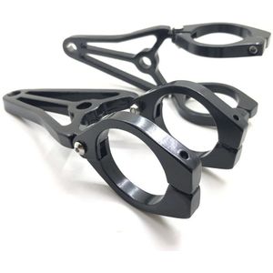 2 STUKS Universele Motorfiets Koplamp Beugel Mount 41 MM CNC Richtingaanwijzer Klem Voor Yamaha Triumph Harley Suzuki Kawasaki