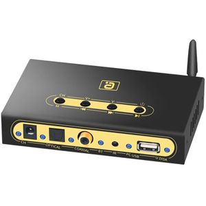 5.1CH Audio Decoder Draadloze Bluetooth 5.0 Ontvanger Dts AC3 Adapter Optische Coaxiale U Spelen PC-USB Converter