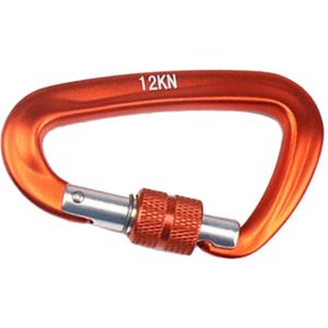 Aluminium D-Ring Locking Grote Carabiners Clip Voor Outdoor Camping