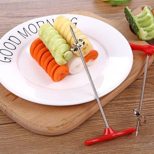 Keuken Accessoires Handleiding Roller Spiral Slicer Radijs Aardappel Tools Groente Spiraal Cutter Keuken Fruit Carving Tools
