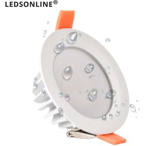 Waterdichte IP65 LED Downlight AC85-220V 7W 9W LED Lamp Verzonken LED Spot Licht Voor Badkamer keuken