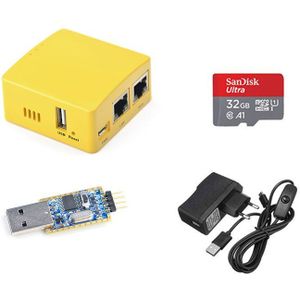 Nanopi R2S Openwrt Systeem RK3328 Mini Router Dual Gigabit Poort 1Gb Grote Geheugen