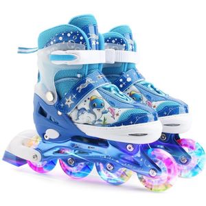 Kinderen Inline Skates Met Maat Verstelbaar Schaatsen Veilig En Comfortabel Jongens En Meisjes Beginner Skates Full Flash