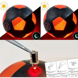 Cool Maat 5 Voetbal Light Up Led Voetbal Training Bal Super Heldere Led Glow Ballen Standaard Match Training Gloeiende Voetbal bal