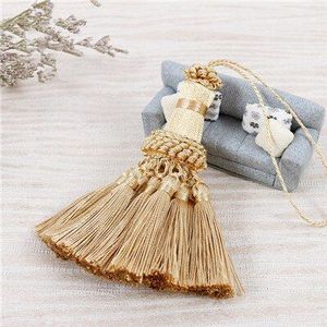 XWL 1 stks Gordijn Kleine Cord Tassel Fringe Gordijn Accessoires DIY Sofa Tafelkleed Volant Decoratieve Sleutel Kwastje Tie Voor Naaien