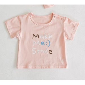 Kids 0-24M Baby Meisjes T-shirt Zomer Korte Mouw Tees Kinderen Tops Kleding Katoen Brief Print tshirt
