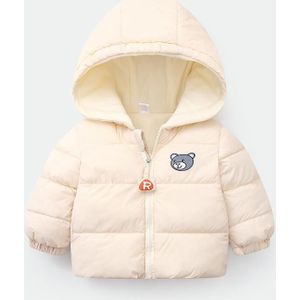 0-5 Jaar Winter Kinderkleding Meisjes Herfst Jas Jas Kids Warm Hooded Jongen Kleding Baby Meisje Kleding Winter katoen Vulling