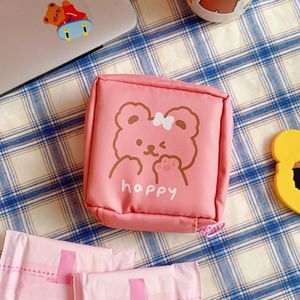 Vrouwen Maandverband Zak Meisjes Korea Portemonnee Card Case Clear Tampon Japan Opslag Houder Waterproof Make Up Tassen