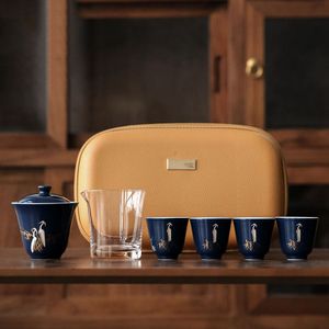 Chinese Thee Set Keramische Glazuur Theepot Theekopje Gaiwan Porselein Teaset Waterkokers Theewaar Sets Drinkware Chinese Thee