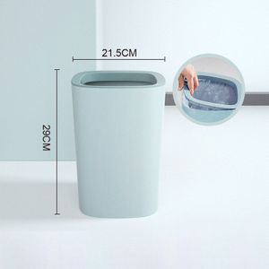 12L Nordic Plastic Vuilnisbak Garbage Dust Bin Opslag Emmer Papiermand Home Office Afvalbak Zonder Deksel Prullenbak