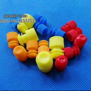 Plastic Reageerbuis Deksel Aërodynamische Kleine Buis Pluggen Stopper Zonder Buizen Geschikt Voor 12mm/13mm/15 mm/16mm Reageerbuis 100 pcs
