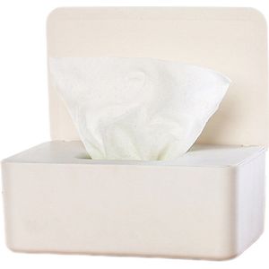 Tissue Dozen Rechthoekige Servet Opbergdoos Tissue Dispenser Voor Badkamer Keuken Kantoor Nat Tissue Dozen Met Deksel