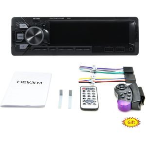 Hevxm 7 Gekleurde Screen Fm/U/Tf/MP3 Speler Auto Radio Stereo Bt Afstandsbediening Dual Usb opladen 1 Din In-Dash Car Audio Radio