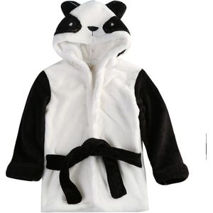 Baby Baby Badhanddoek Animal Badjas Coral Fleece Deken Hooded Wrap Panda