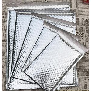 30 Pcs 6 Maten Zilver Aluminium Folie Bubble Zakken Gewatteerde Envelop Mailing Zakken Business Express Verpakking Zak