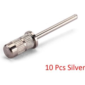 10Pcs Rainbow Manicure Elektrische Nagel Boor Accessoires Doorn Bit Nail Schuren Drum Voor Schuurbanden Pedicure