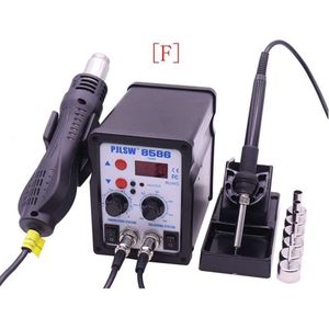 3-in-1 Digitaal Soldeerstation Met 853D Luchtpistool - SMD Rework Station