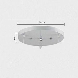 Lampvoet Drie Lampen Kroonluchters verlichtingsarmaturen hoogwaardige Verlichting Accessoires zwart wit Ronde Rechthoekige rose luifel Plaat