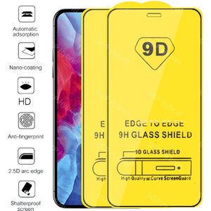 9D Glas Voor Iphone 12 Pro Max Gehard Glas Case Op Voor Iphone 12 Mini 12pro 12max Iphone12 Veiligheid Beschermende telefoon Cover