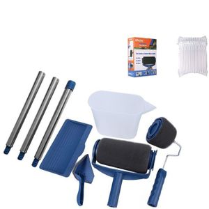 5/8Pcsstucco Tool Multifunctionele Verf Runner Pro Roller Borstel Gereedschap Set Verf Roller Set Voor Kamer Muur Schilderen
