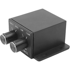 Auto Eindversterker O Regulator Bass Subwoofer Equalizer Crossover Controller 4 Rca Passen Lijn Niveau Volume Amplifi