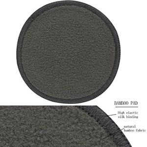 Herbruikbare Wasbare Ronde Bamboe Katoenen Doek Gezicht Make-Up Remover Puff Pads Schoon Gezichtsverzorging