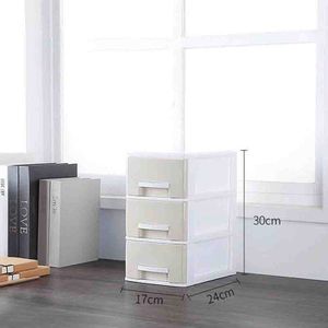 Bureau Opbergdoos Kleine Lade Opbergkast Multi-layer Opbergdoos Cosmetische Container Thuis Kantoor Kast