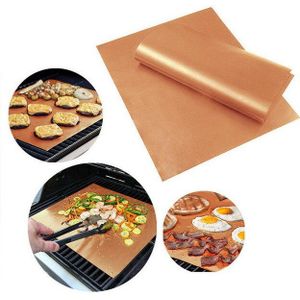 Herbruikbare Non-stick Bbq Grill Mat Pad Bakplaat Draagbare Outdoor Picknick Koken Schoongemaakt Barbecue Oven Tool Voor party