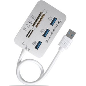 Y5GE High Speed Usb Hub Met Ms/Sd/M2/Tf Kaartlezer Mini Usb 3.0 Docking Station kaartlezer Combo 3 Poorten Usb Splitter