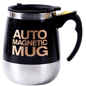 400 Ml Auto Magnetische Mok Roestvrij Staal Zelf Roeren Koffiemok Automatisch Mengen Sap Melk Smart Shaker Koffie Cup