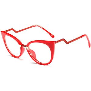 Bellcaca Brillen Brilmontuur Vrouwen Cat Eye Computer Optische Bril Bijziendheid Voor Dames Vrouwelijke Transparant Clear Lens BC139