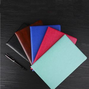 A5 PU Lederen Business Notebook Dagelijks Memo Papier Journal Wekelijkse Planner Kantoorbenodigdheden