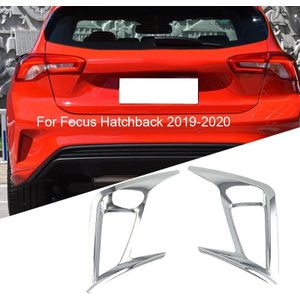 2 Stuks Mistachterlicht Lamp Frame Cover Trim Voor Ford Focus Hatchback MK4