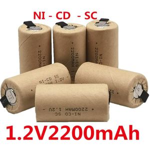 Sc Nicd Batterijen 1.2V 2200Mah Sub C Ni-Cd Oplaadbare Batterij Sc Batteria Voor Elektrische Schroevendraaiers Boren power Tools