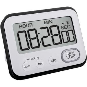 Digitale Keuken Countdown Timer: Leraren Klaslokaal Teller Grote Lcd Luid Netic Clip Kids Eenvoudige Klok Mini Kleine Stopwatch