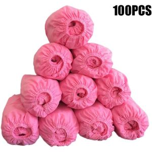 100 Pcs Non-woven Boot Cover Wegwerp Schoen Covers Thicken Overschoenen Antislip Universal-Opk