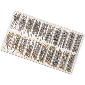 1 Doos Horloge Reparatie Tools Set Kits Horloge Band Schroeven Assortiment Buis Wrijving Pin Sluitingen Bandjes Armbanden Klinknagel Uiteinden 10mm-28Mm